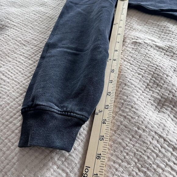 Sezane Sweatshirt Womens Medium Black Wild Wild Child Graphic Crewneck Pullover - Picture 10 of 10